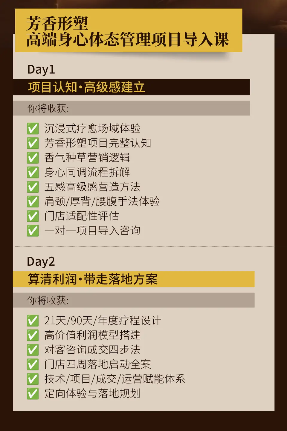告别低价内卷！美业高端增项“芳香形塑”，两天一夜教你装进门店 配图