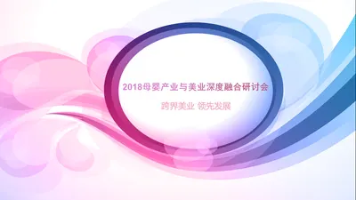2018母婴产业与美业深度融合研讨会
